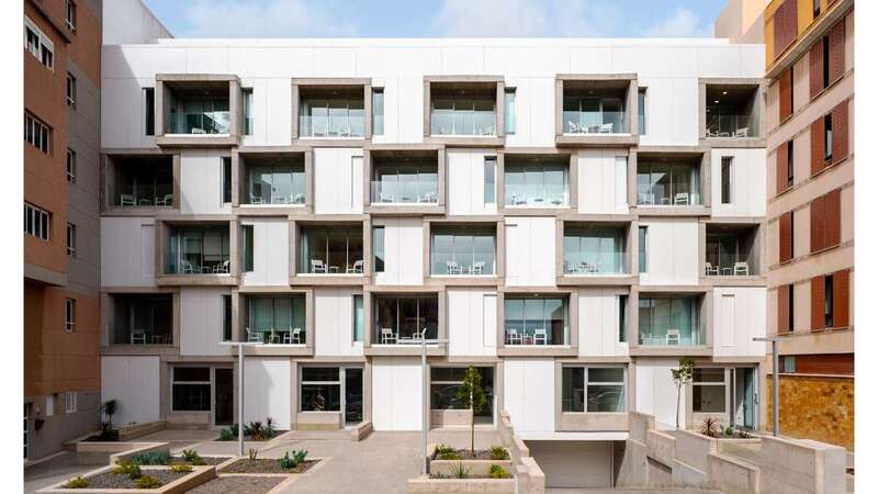 Imagen del edificio Casas Apiladas (Foto TA)